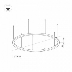 Подвесной светильник Arlight ARC 034078(1) в Приобье - priobie.ok-mebel.com | фото 2