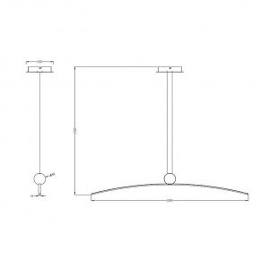 Подвесной светильник Arte Lamp Arno A3362SP-25BK в Приобье - priobie.ok-mebel.com | фото 3