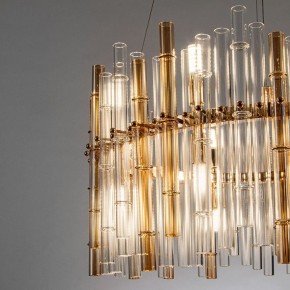 Подвесной светильник Arte Lamp Crystalla A4111LM-16GO в Приобье - priobie.ok-mebel.com | фото 3