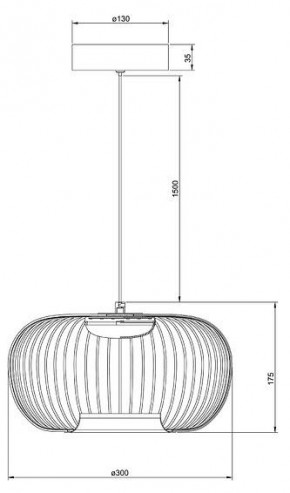 Подвесной светильник Arte Lamp Flare A3527SP-12BK в Приобье - priobie.ok-mebel.com | фото 3