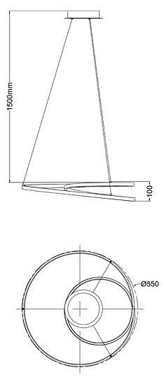 Подвесной светильник Arte Lamp Millo A3893SP-30BK в Приобье - priobie.ok-mebel.com | фото 3