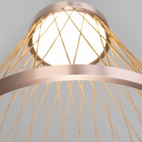 Подвесной светильник Eurosvet Cesta 40016/1 LED коричневый в Приобье - priobie.ok-mebel.com | фото 7