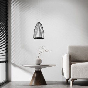 Подвесной светильник Eurosvet Comodita 40009/1 LED черный в Приобье - priobie.ok-mebel.com | фото 4