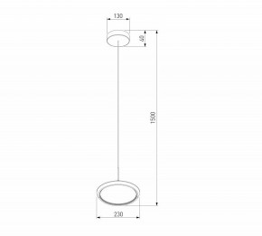 Подвесной светильник Eurosvet Crespella 90034/1 золото в Приобье - priobie.ok-mebel.com | фото 6