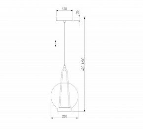 Подвесной светильник Eurosvet Frasco 50267/1 LED черный в Приобье - priobie.ok-mebel.com | фото 4