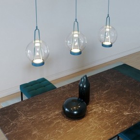 Подвесной светильник Eurosvet Frasco 50267/1 LED синий в Приобье - priobie.ok-mebel.com | фото 4