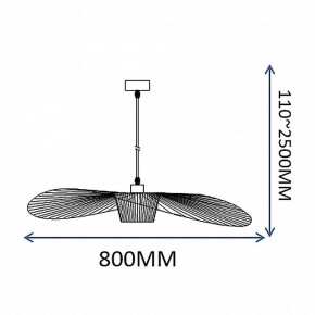 Подвесной светильник Imperiumloft HAT Black ﻿HAT01 в Приобье - priobie.ok-mebel.com | фото 3