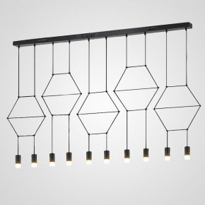 Подвесной светильник Imperiumloft Via Wireflow polyhedral Via01 в Приобье - priobie.ok-mebel.com | фото