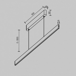 Подвесной светильник Maytoni Ephoria P109PL-36W2.7-6K-BS в Приобье - priobie.ok-mebel.com | фото 2