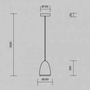 Подвесной светильник Maytoni Pilastro MOD430PL-01CM в Приобье - priobie.ok-mebel.com | фото 5