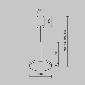Подвесной светильник Maytoni Plato P076PL-L12W4K-BS в Приобье - priobie.ok-mebel.com | фото 6