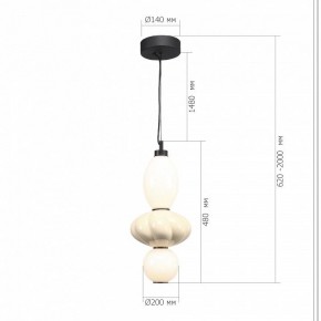 Подвесной светильник ST-Luce FLORENTINI SL6134.413.01 в Приобье - priobie.ok-mebel.com | фото 4