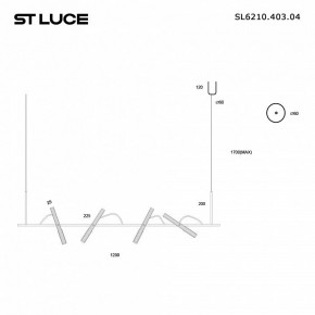 Подвесной светильник ST-Luce LILT SL6210.403.04 в Приобье - priobie.ok-mebel.com | фото 2