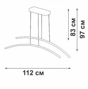 Подвесной светильник Vitaluce V2709 V2709-8/2S в Приобье - priobie.ok-mebel.com | фото 3