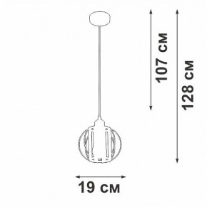 Подвесной светильник Vitaluce V2852 V2852-1/1S в Приобье - priobie.ok-mebel.com | фото 6