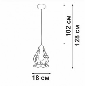 Подвесной светильник Vitaluce V2868 V2868-1/1S в Приобье - priobie.ok-mebel.com | фото 5