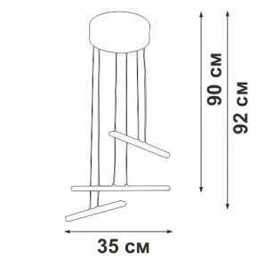 Подвесной светильник Vitaluce V3046 V3046-0/3S в Приобье - priobie.ok-mebel.com | фото 5