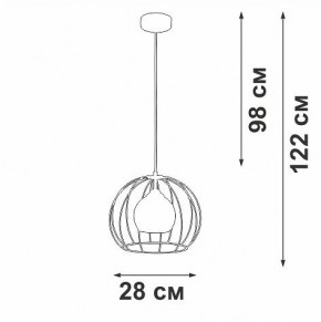 Подвесной светильник Vitaluce V3098 V3098-1/1S в Приобье - priobie.ok-mebel.com | фото 5