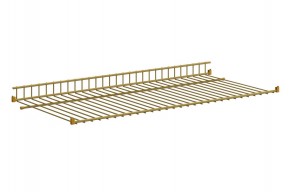 Полка сотовая L695 (золото) в Приобье - priobie.ok-mebel.com | фото