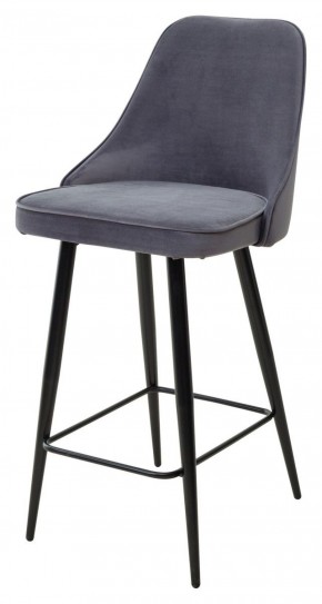 Полубарный стул NEPAL-PB ЛАТТЕ #25, велюр/ черный каркас (H=68cm) М-City в Приобье - priobie.ok-mebel.com | фото 1