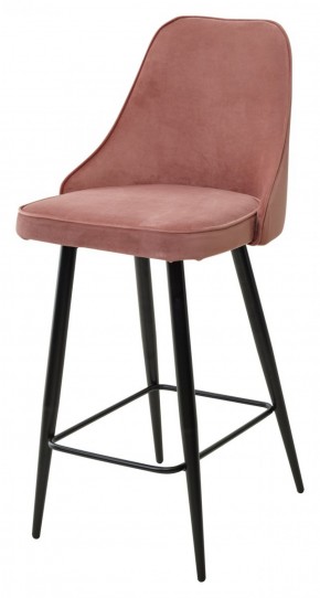 Полубарный стул NEPAL-PB РОЗОВЫЙ #15, велюр/ черный каркас (H=68cm) М-City в Приобье - priobie.ok-mebel.com | фото 1