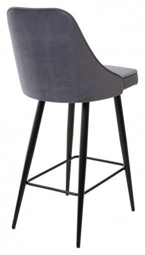Полубарный стул NEPAL-PB СЕРЫЙ #27, велюр/ черный каркас (H=68cm) М-City в Приобье - priobie.ok-mebel.com | фото 7
