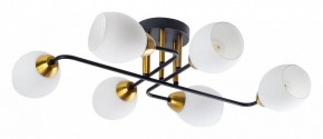 Потолочная люстра Arte Lamp Andrea A8141PL-6BK в Приобье - priobie.ok-mebel.com | фото