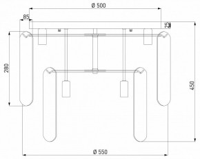 Потолочная люстра Eurosvet Claire 60170 золото в Приобье - priobie.ok-mebel.com | фото 5