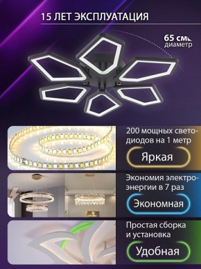 Потолочная люстра Natali Kovaltseva 8144 LED LAMPS 81444 в Приобье - priobie.ok-mebel.com | фото 5