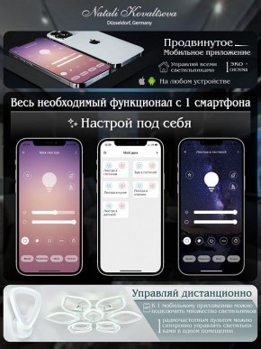 Потолочная люстра Natali Kovaltseva COBRA LED LAMPS 81121/7C в Приобье - priobie.ok-mebel.com | фото 7
