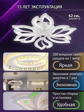 Потолочная люстра Natali Kovaltseva FORTUNA LED LAMPS 81107/6C в Приобье - priobie.ok-mebel.com | фото 5
