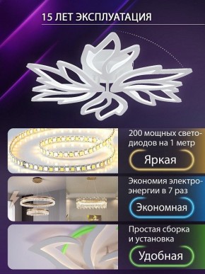 Потолочная люстра Natali Kovaltseva RIF LED LAMPS 81118/5C в Приобье - priobie.ok-mebel.com | фото 5