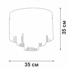 Потолочная люстра Vitaluce V53570 V53570-8/7PL в Приобье - priobie.ok-mebel.com | фото 3