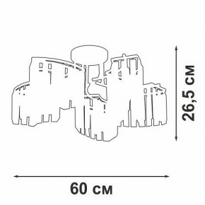 Потолочная люстра Vitaluce V5884 V5884-0/5PL в Приобье - priobie.ok-mebel.com | фото 3