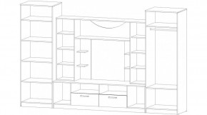 ПРЕМЬЕР Гостиная (Анкор светлый) в Приобье - priobie.ok-mebel.com | фото 3