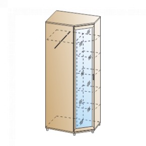 Прихожая Мелисса композиция 10 (Гикори Джексон светлый) в Приобье - priobie.ok-mebel.com | фото 6