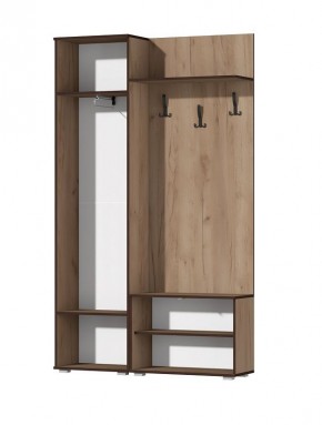 Прихожая Норден (Дуб Крафт золотой) в Приобье - priobie.ok-mebel.com | фото 3
