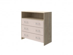 PROxSON Комод Varna (ЛДСП Бунратти+ткань Бунратти/Ultra Суфле) 90x40 в Приобье - priobie.ok-mebel.com | фото