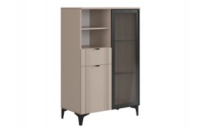 РИЧ Комод 2 со стеклом в Приобье - priobie.ok-mebel.com | фото