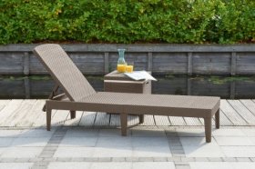 Шезлонг Джайпур (Jaipur Sun lounger) капучино в Приобье - priobie.ok-mebel.com | фото 2