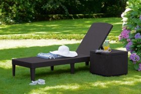 Шезлонг Джайпур (Jaipur Sun lounger) виски-коричневый в Приобье - priobie.ok-mebel.com | фото 2