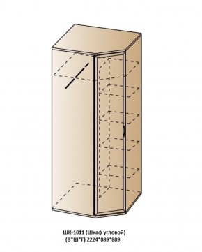 ШК-1011 (Шкаф угловой) в Приобье - priobie.ok-mebel.com | фото