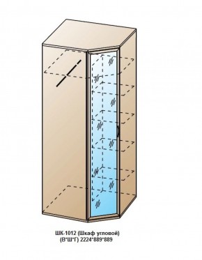 ШК-1012 (Шкаф угловой) в Приобье - priobie.ok-mebel.com | фото