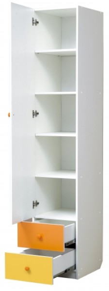 Шкаф 1-но дверный с ящиками Радуга (400) в Приобье - priobie.ok-mebel.com | фото 2