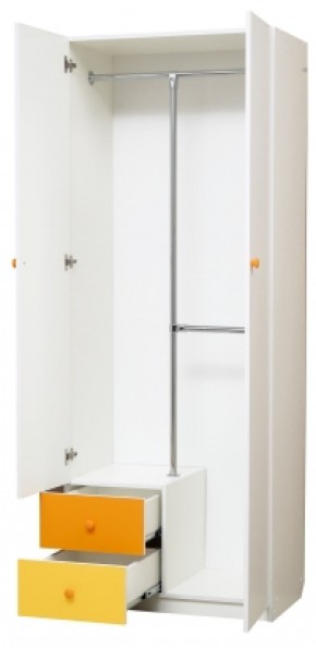 Шкаф 2-х дверный с ящиками и зеркалом Радуга (800) в Приобье - priobie.ok-mebel.com | фото 2