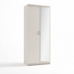 Шкаф 2-х створчатый Дуэт Люкс с зеркалом в Приобье - priobie.ok-mebel.com | фото 6