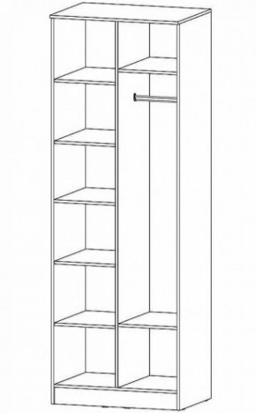 ГАММА Шкаф 2-х створчатый в Приобье - priobie.ok-mebel.com | фото 2