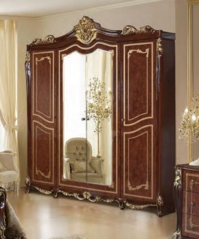Шкаф 4-х дверный с зеркалами (19.144) Джоконда в Приобье - priobie.ok-mebel.com | фото