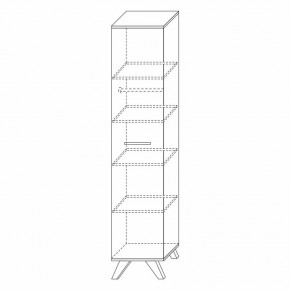 Шкаф 400 Вега Скандинавия в Приобье - priobie.ok-mebel.com | фото 6