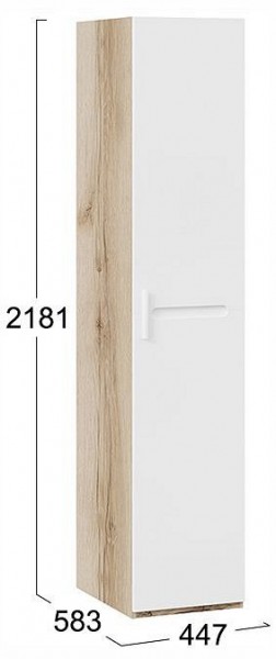 Шкаф для белья Фьюжн ТД-260.07.01 в Приобье - priobie.ok-mebel.com | фото 4